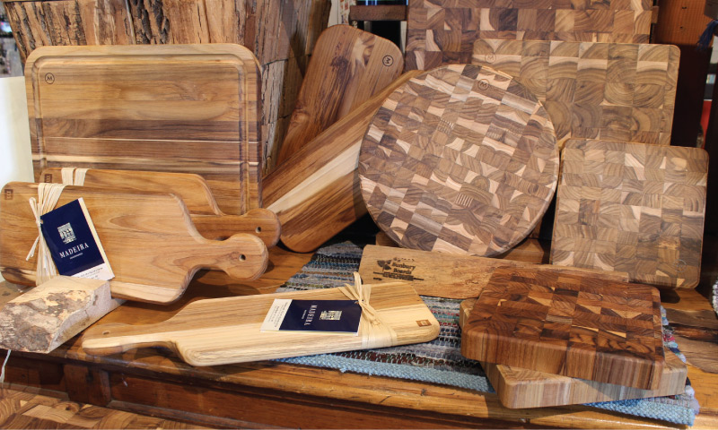 planches à découper Madeire